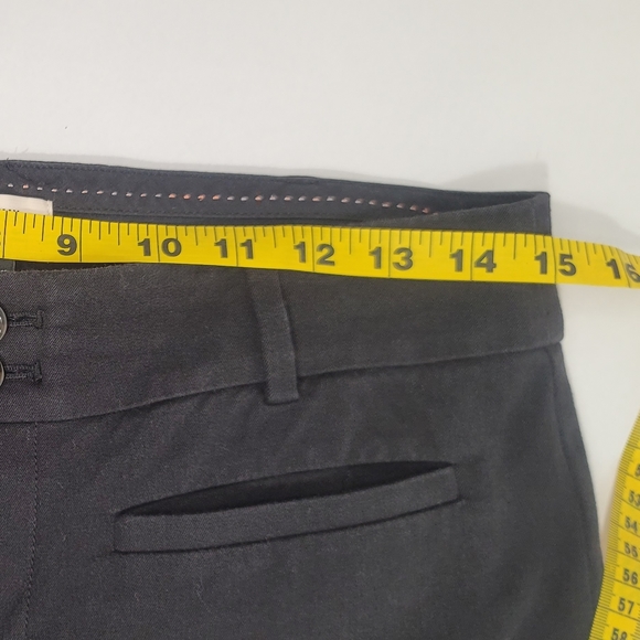 Anthropologie The Essential Slim Black Pant size 8 - Picture 2 of 10